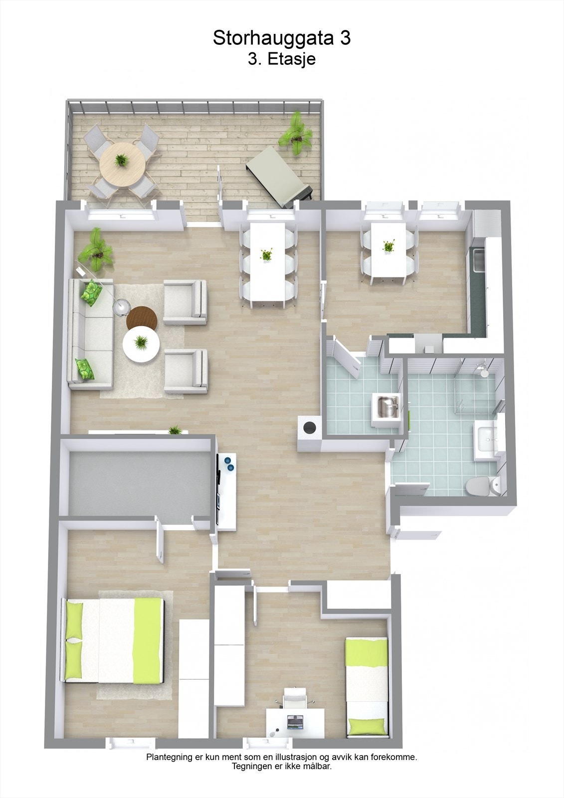 Storhauggata 3 - 3D - 3 Galleribilde