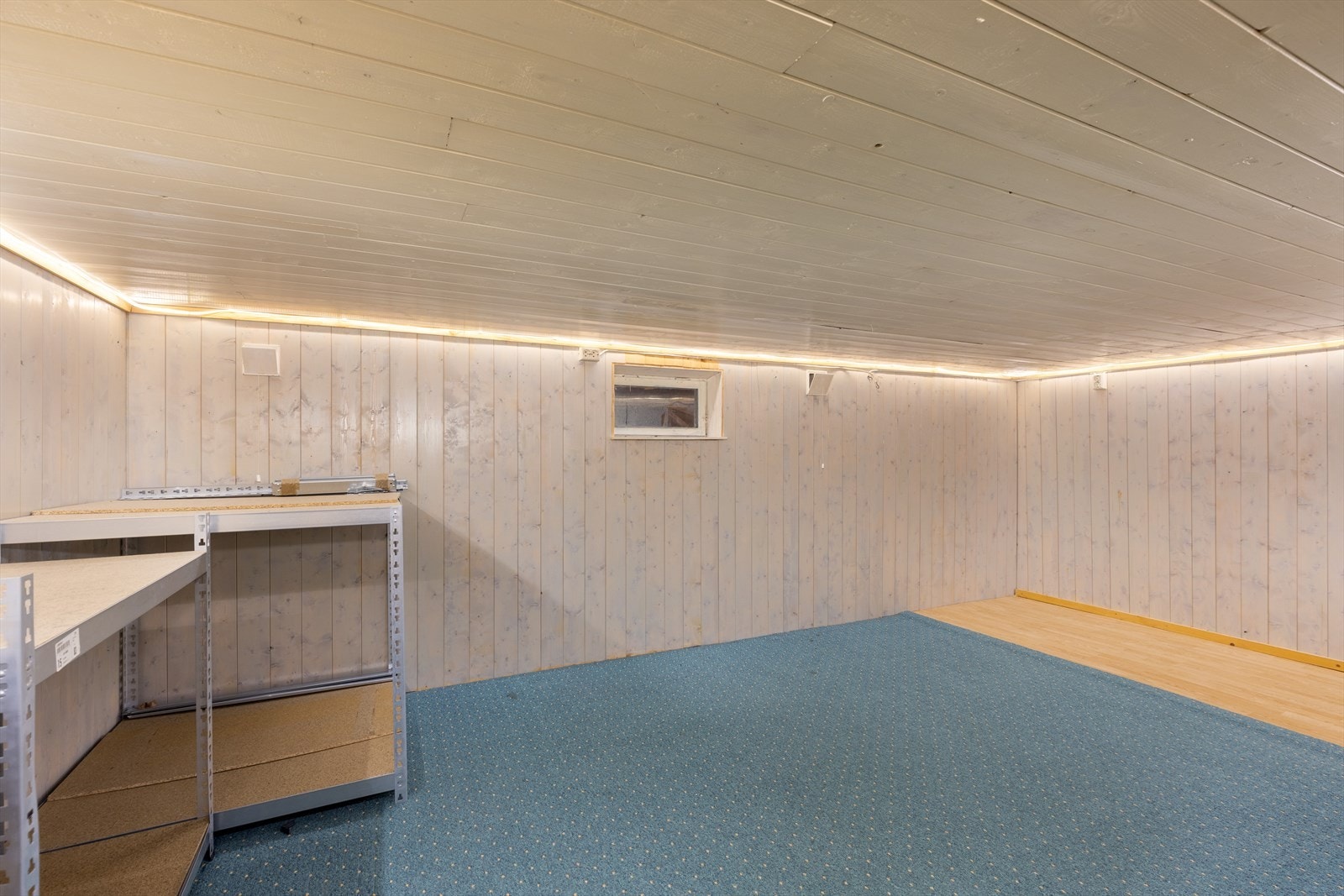 Romhøyde i kjeller er under 1,90 m. Galleribilde