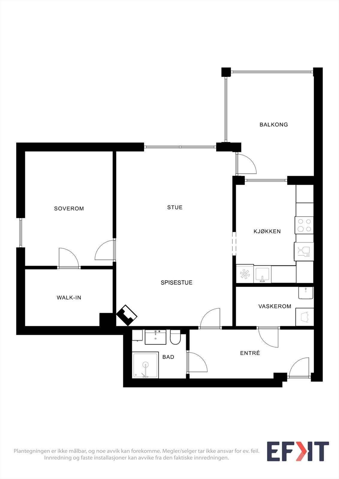 Plantegning Galleribilde