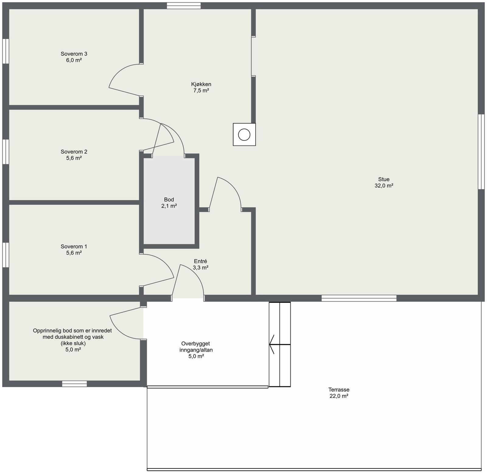 Planskisse. Galleribilde