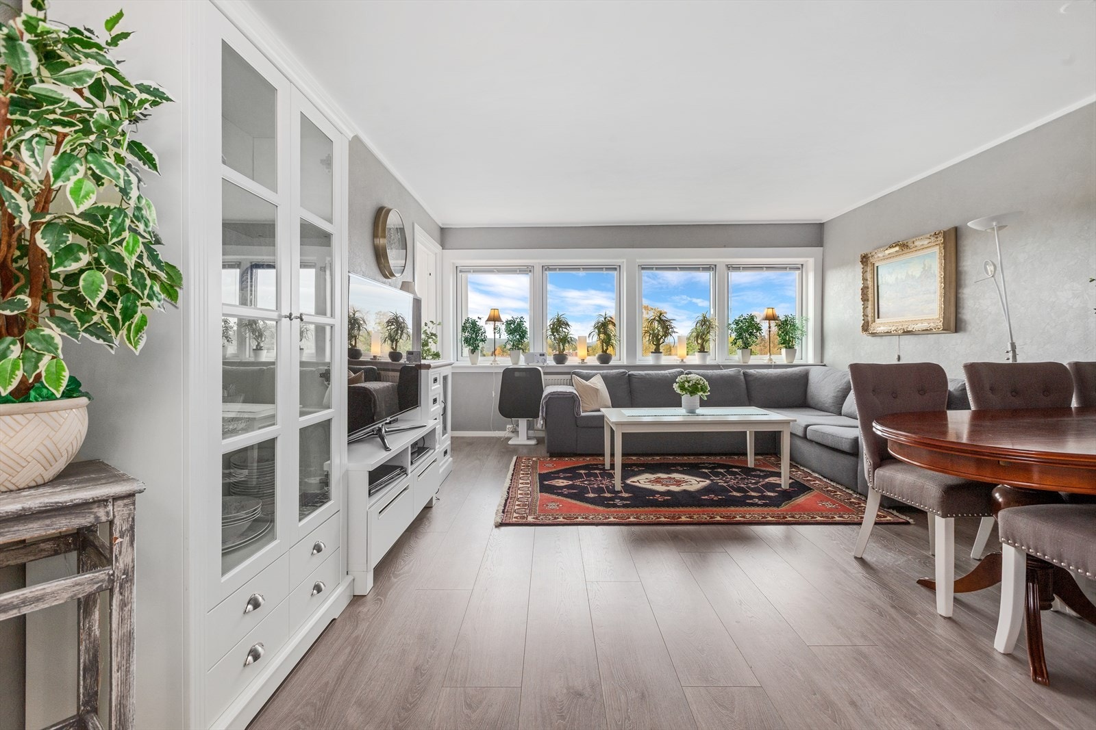 Stue med utgang til balkong Galleribilde