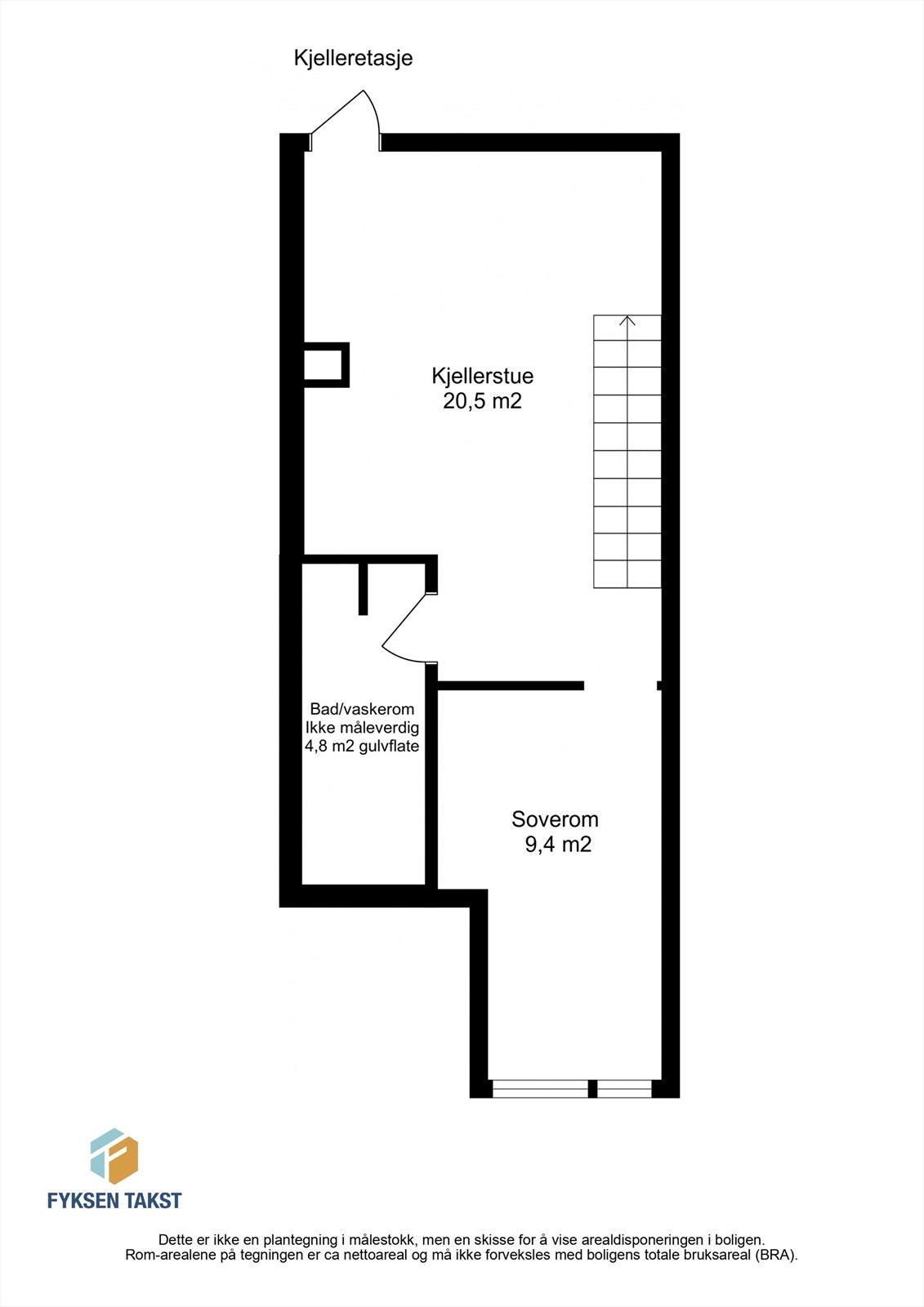Planskisse kjelleretasje Galleribilde