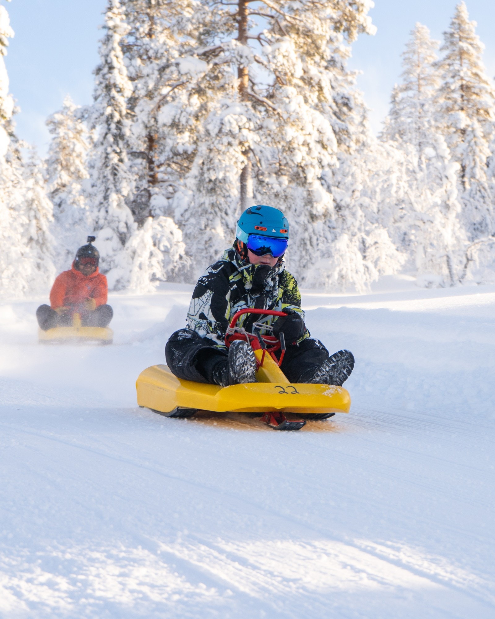 Kjelkekjøring Galleribilde