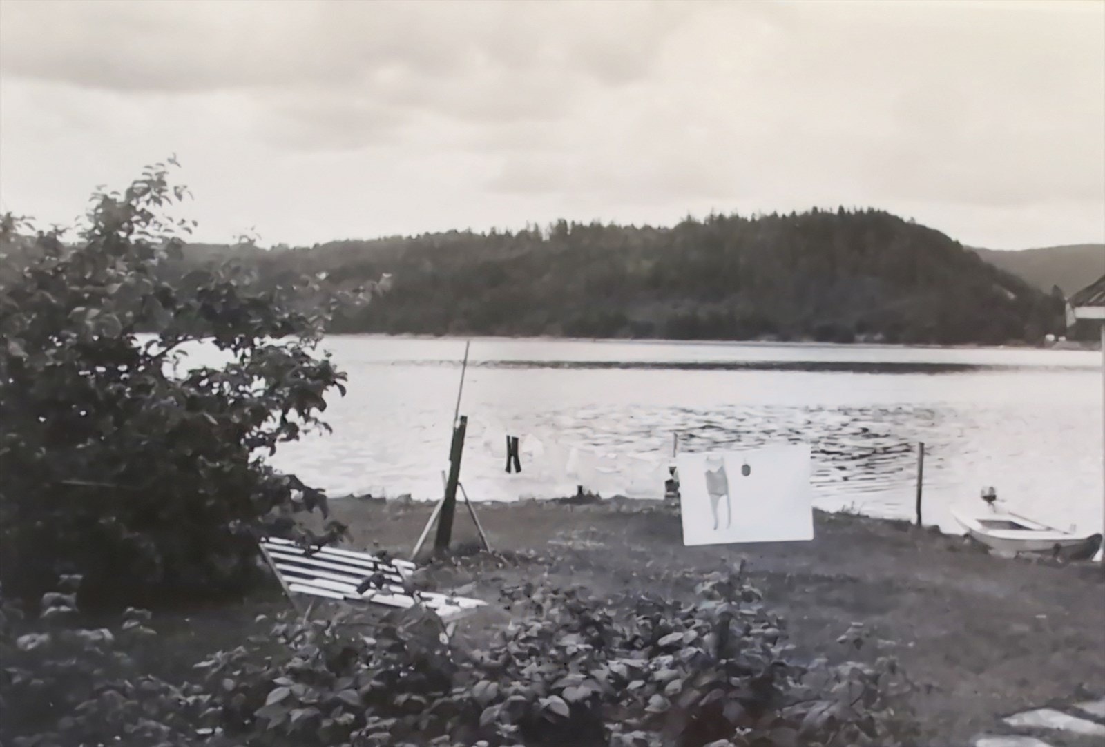 Deler av hagen har blitt skylt vekk av sjøen siden 1968 Galleribilde