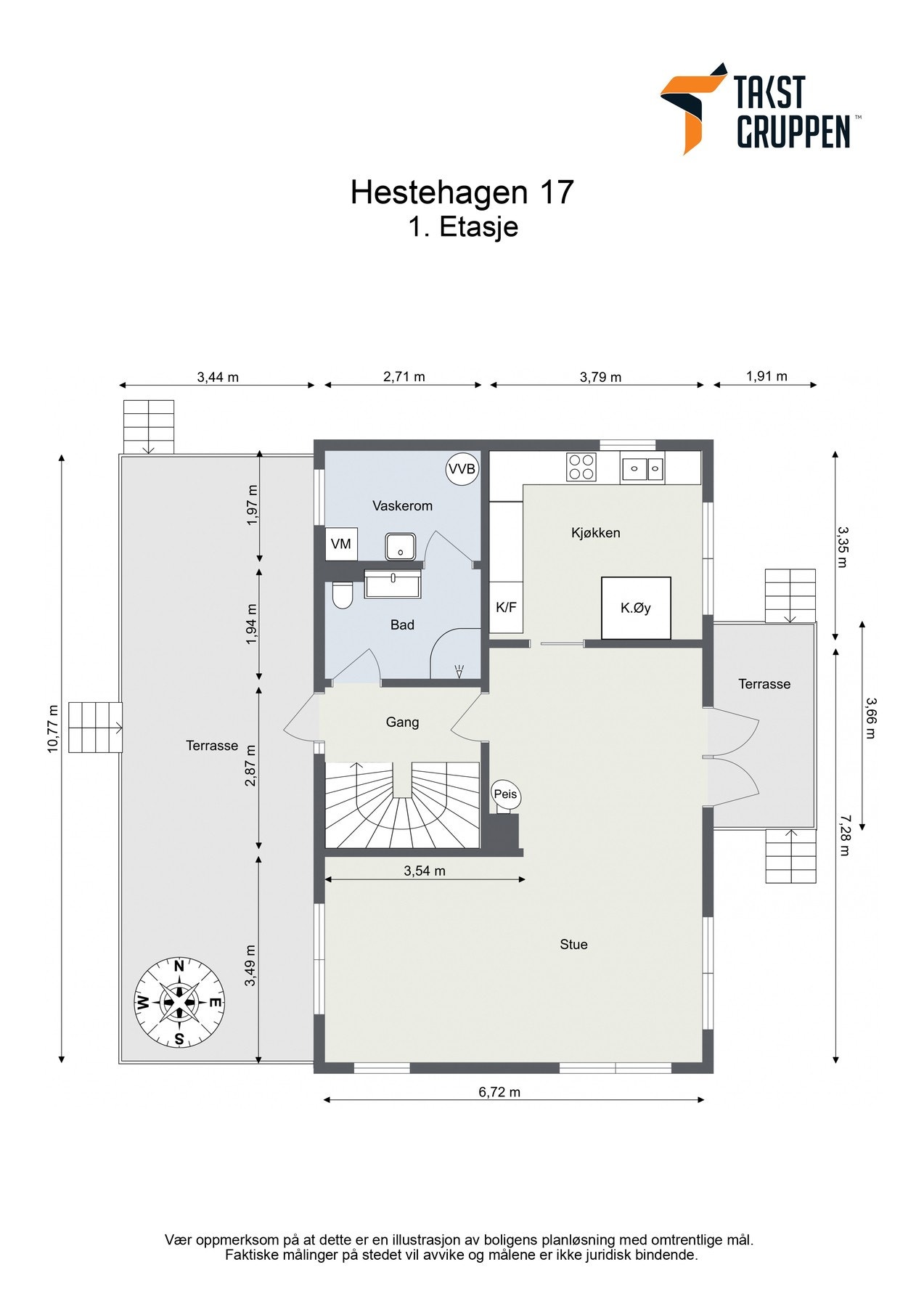 Plantegning 1. Etasje Galleribilde