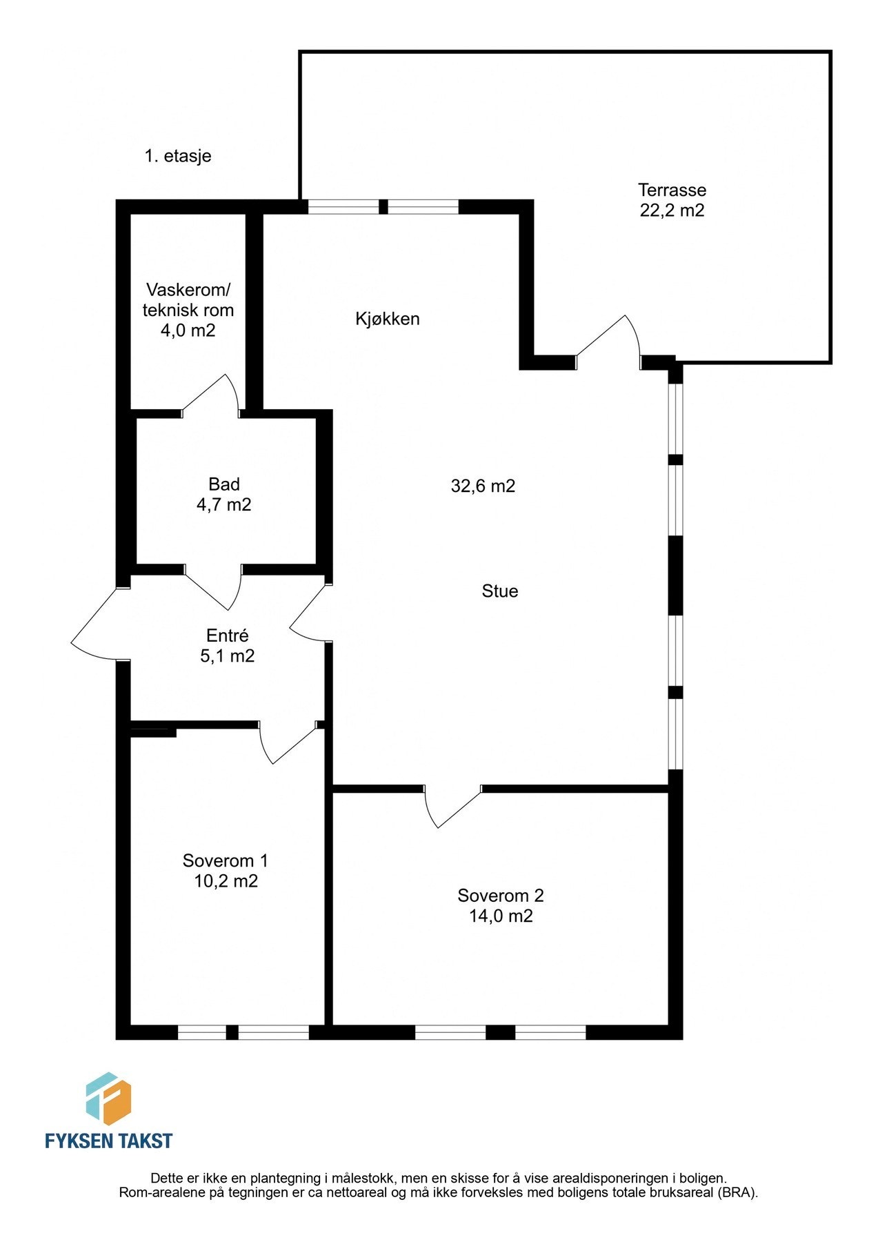Her får du en flott tomannsbolig i 1.etasje med en særdeles god planløsning i tillegg til en solrik balkong. Galleribilde