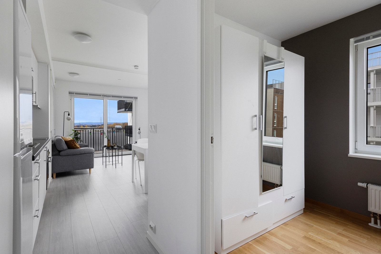 Videre inn til soverommet. Galleribilde