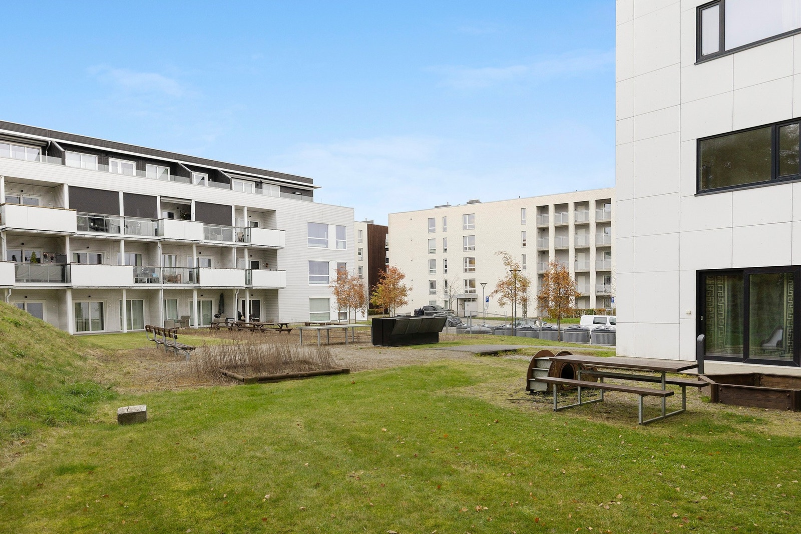 Nærområdet byr på flere grønne parker og turstier. Galleribilde