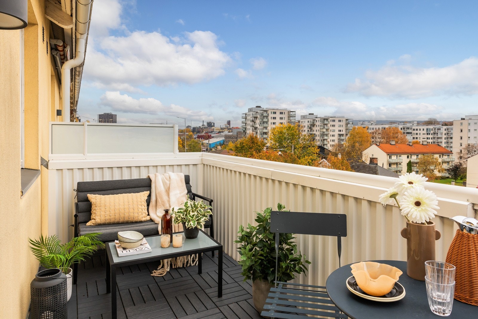 Flott balkong på 7 kvm. Galleribilde