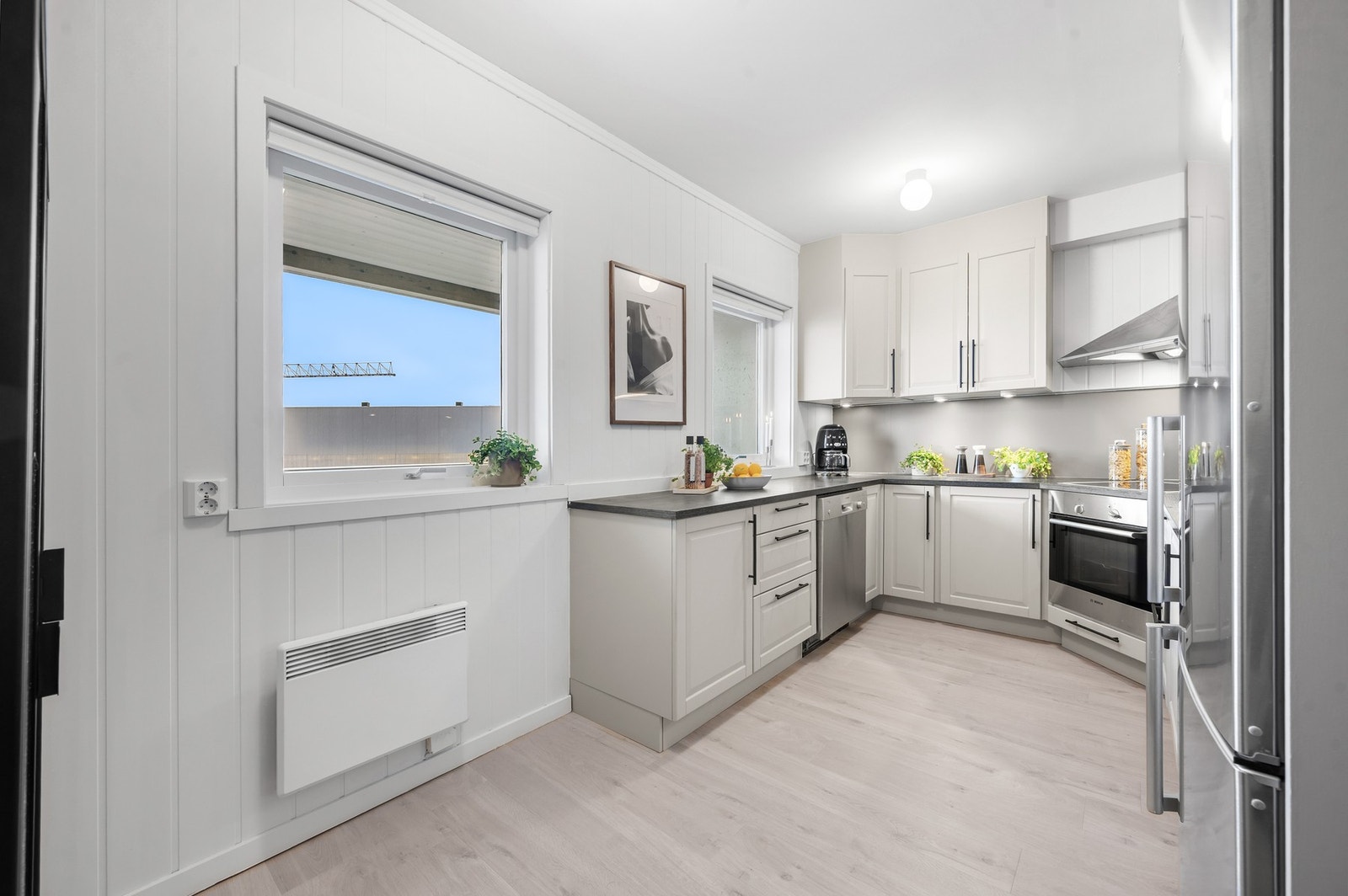 - Lyse pene overflater gjør det enkelt å trives. Galleribilde