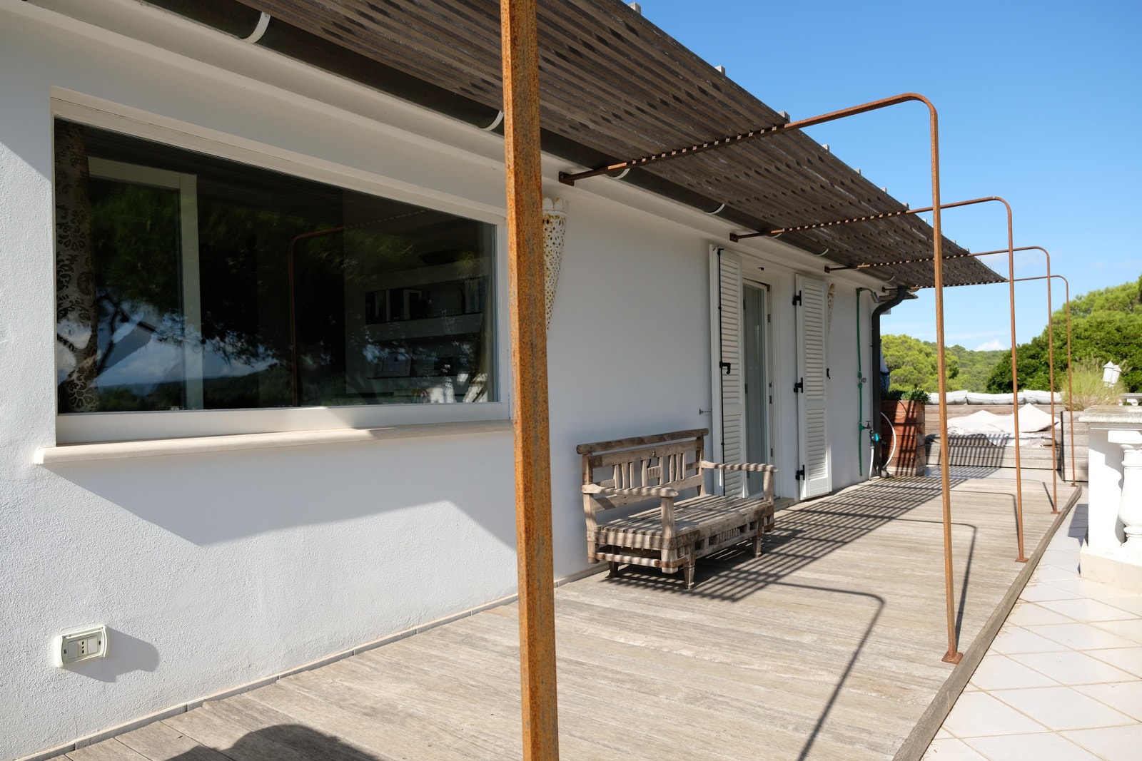 350 m2 terrasser, på ulike nivå. Galleribilde