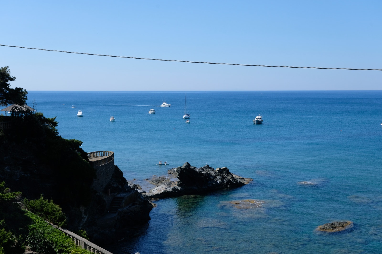 Quercianella og kysten av Toscana sør for Livorno Galleribilde