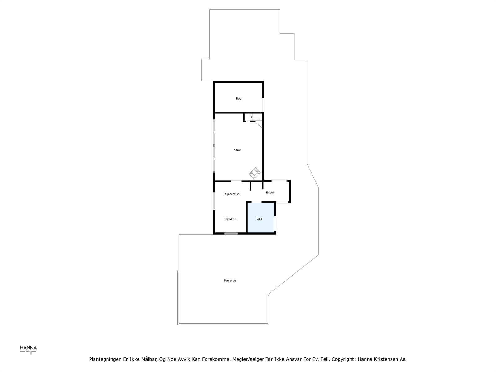Og starter med en rask titt på plantegningen. Galleribilde