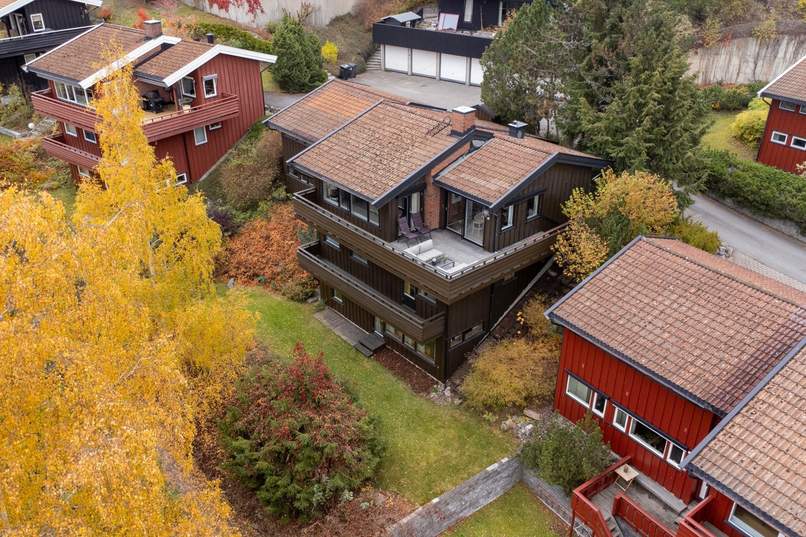 Dronefoto Galleribilde