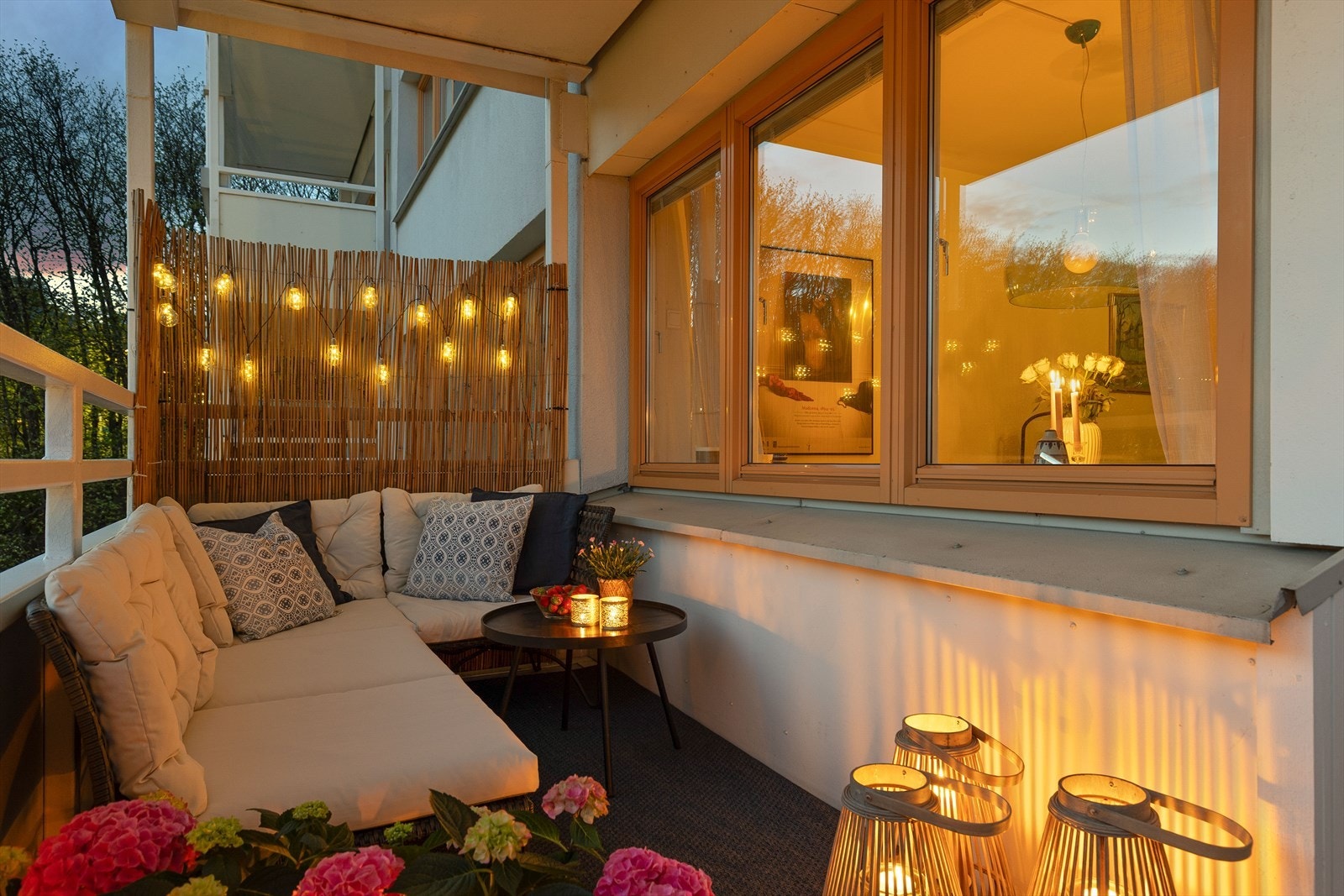 Svært gode forutsetninger for å ha hyggelige sommerkvelder her. Galleribilde