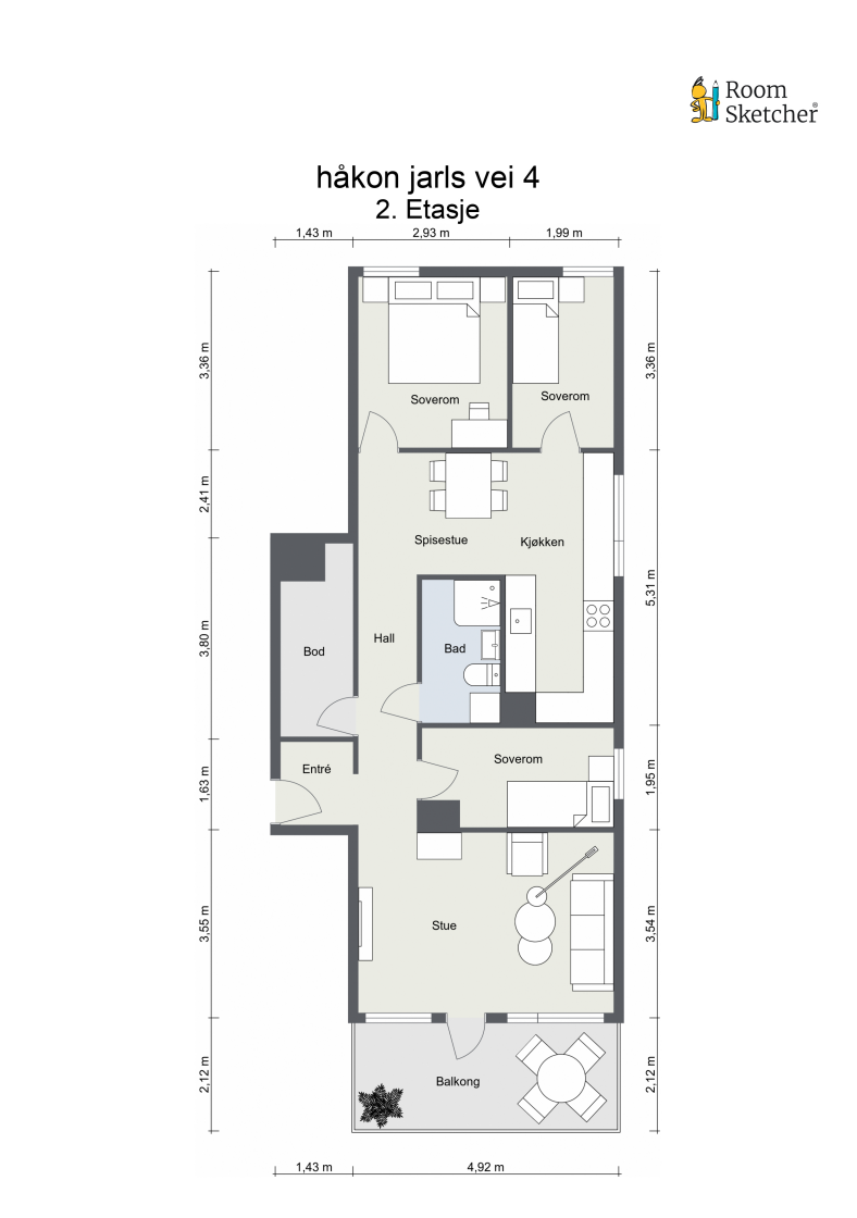 Plantegning. Galleribilde