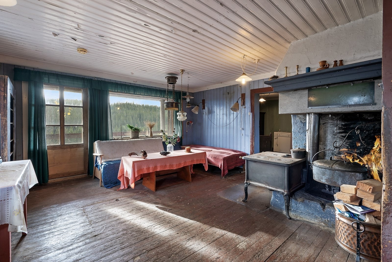 Godt med dagslys inn i stuen. Galleribilde