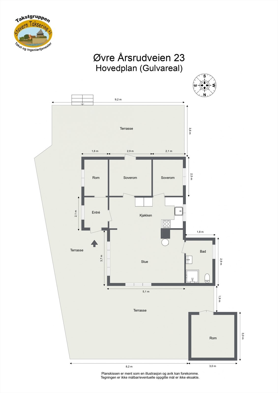 Planskisse Galleribilde