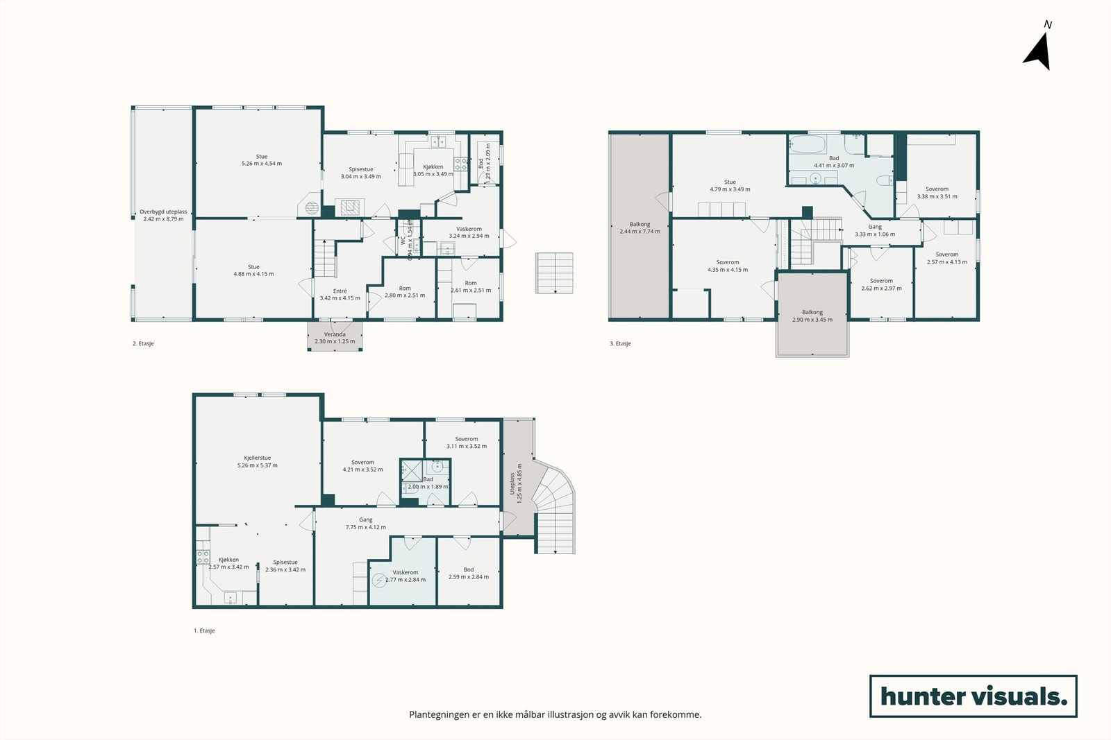 Plantegning Galleribilde