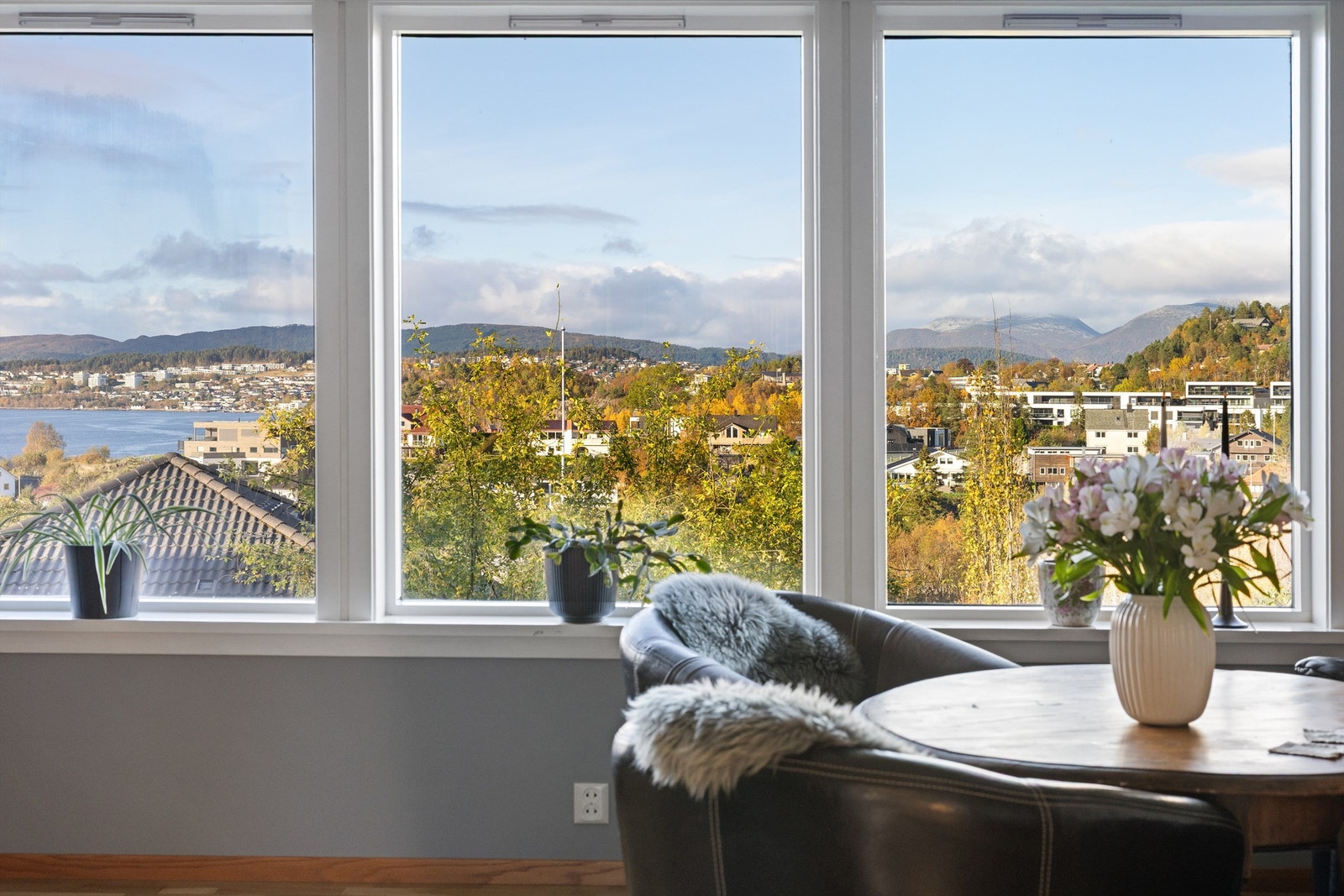 Utsikt fra stuen Galleribilde