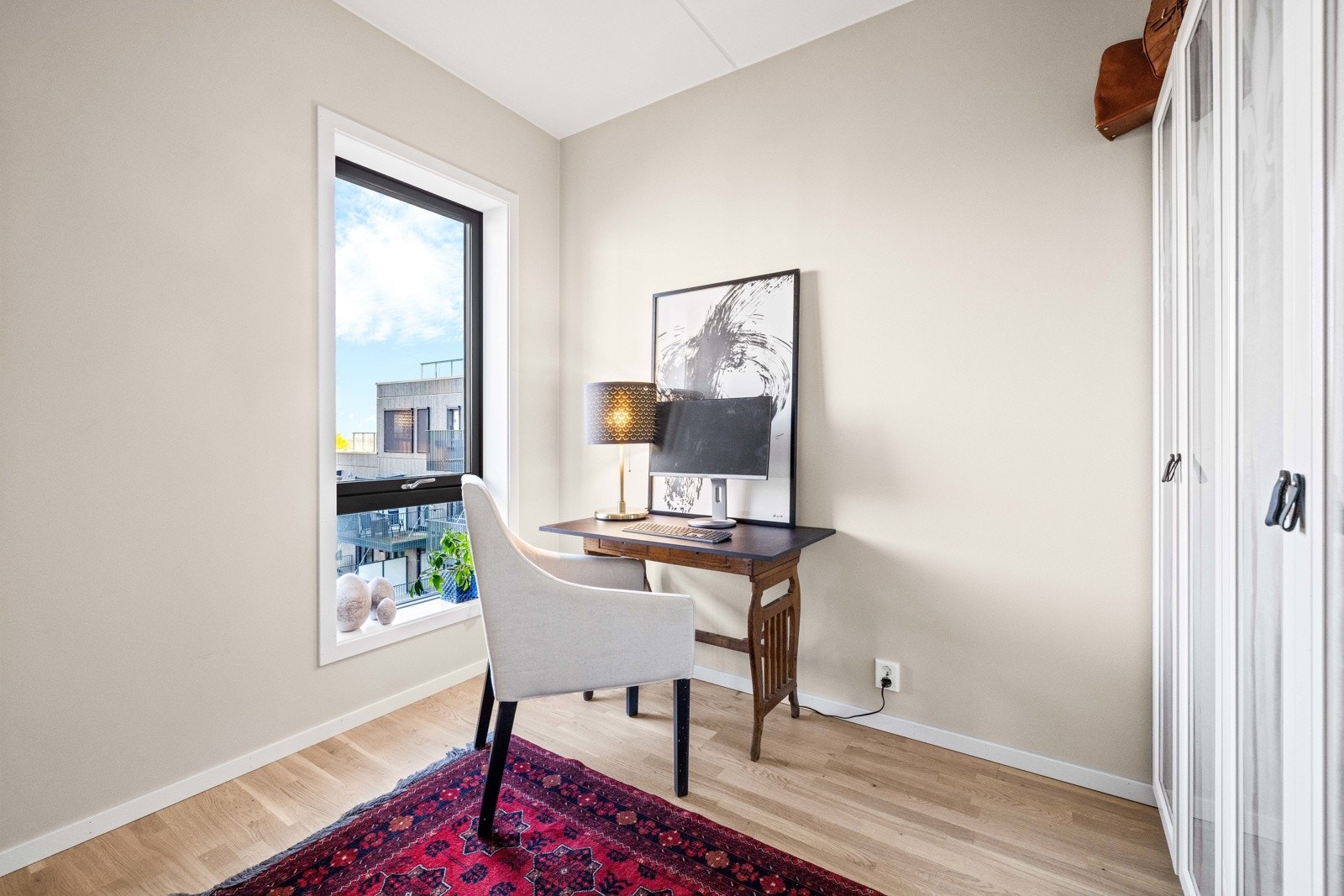 Det minste soverommet passer fint som gjesterom, barnerom eller kontor. Galleribilde