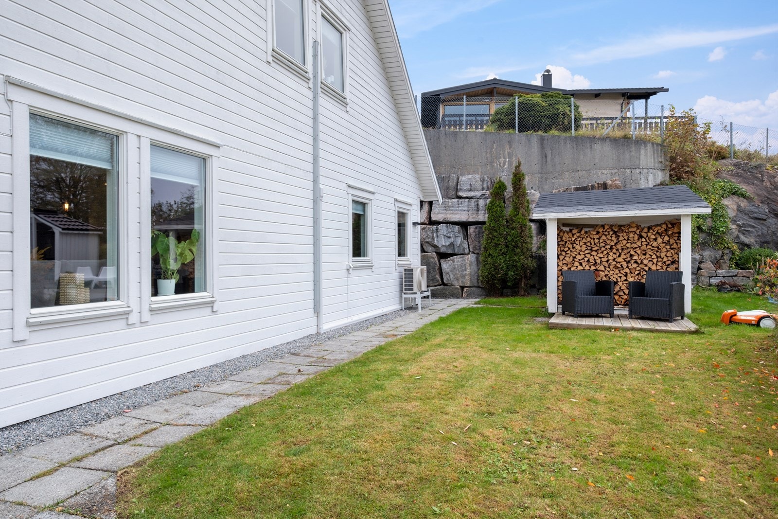 Tomten er pent opparbeidet Galleribilde