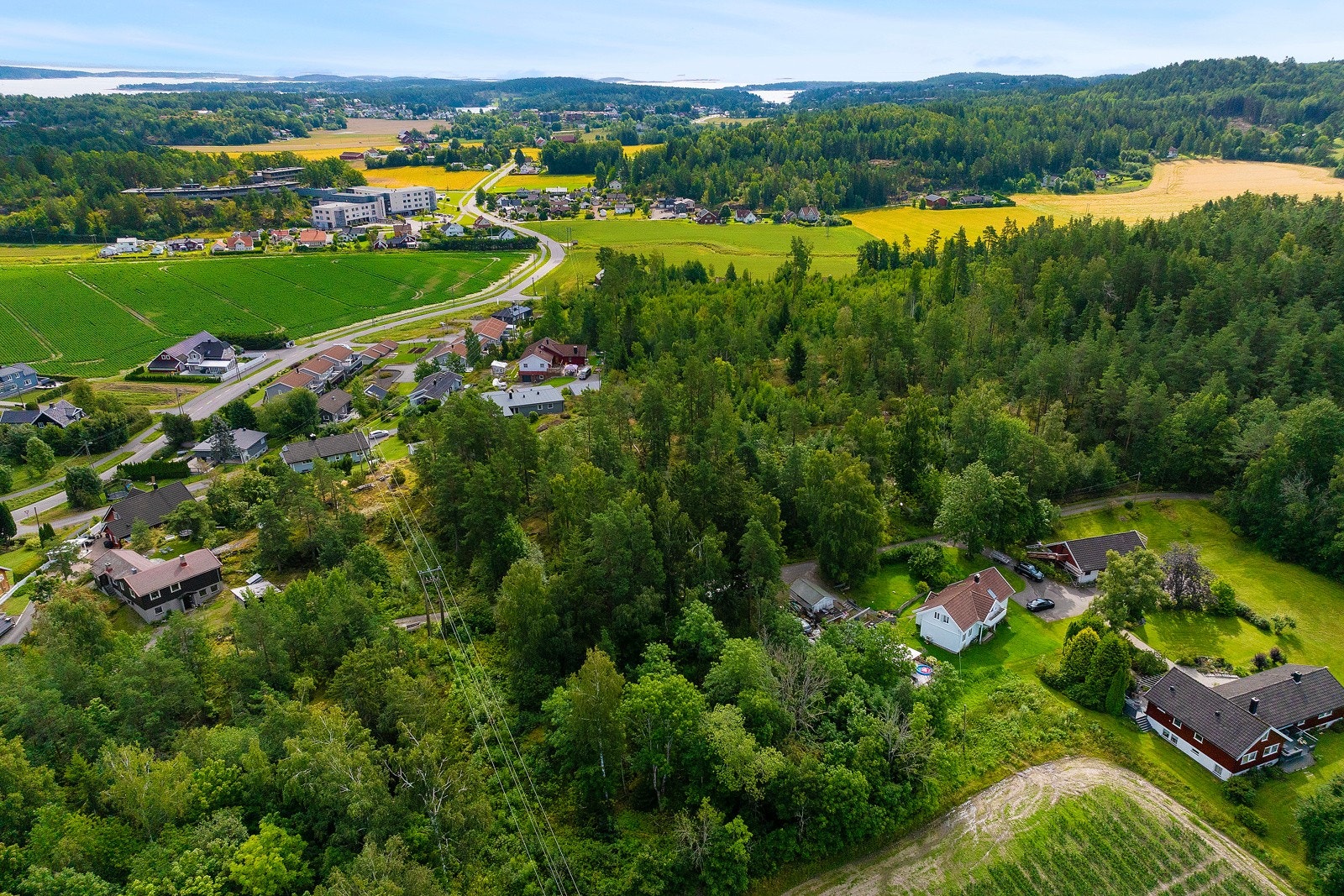 LNF-områder i utgangspunktet er underlagt et generelt bygge- og anleggsforbud. Galleribilde