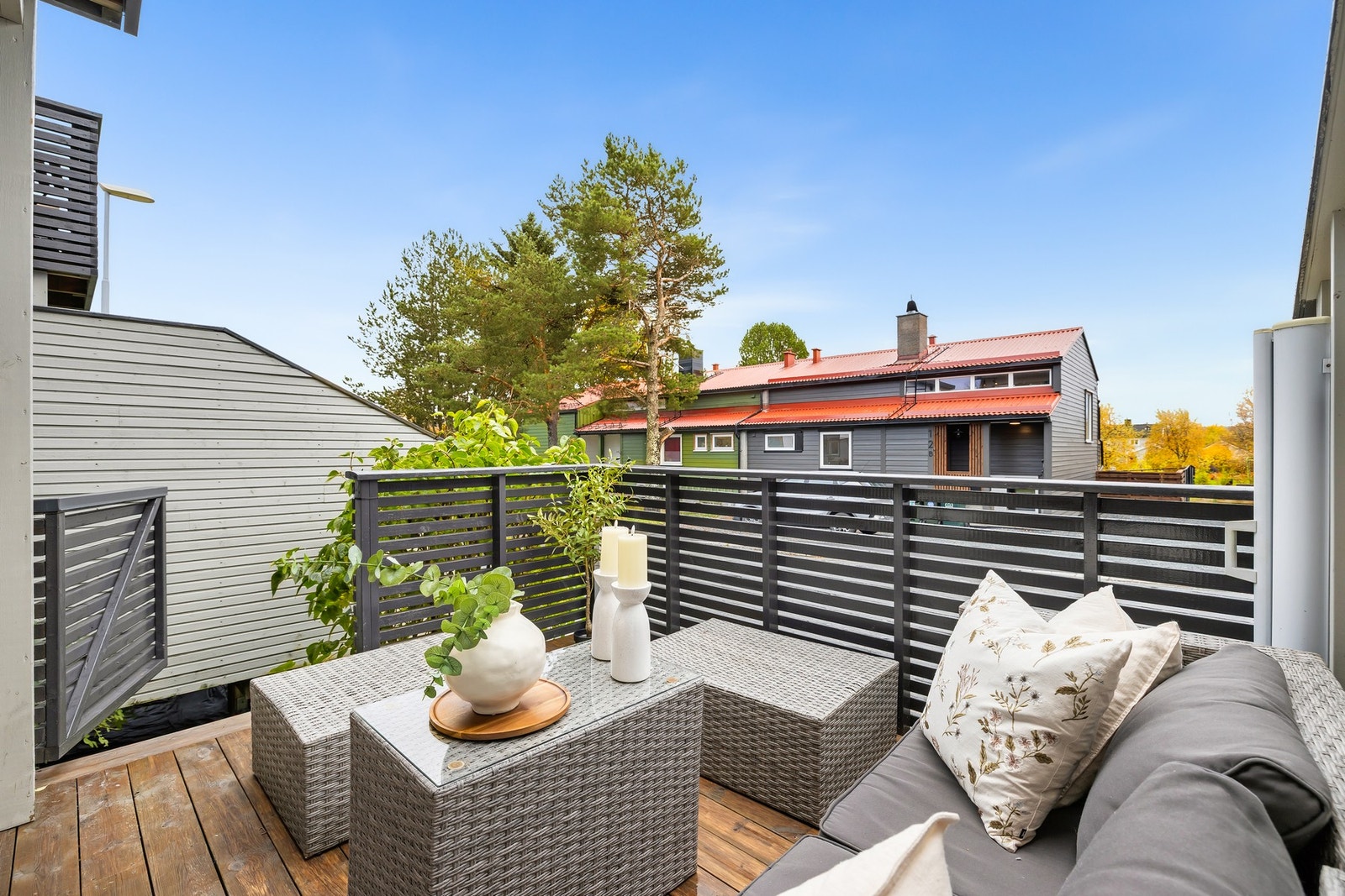 Stor balkong på 9,2 kvm. Galleribilde