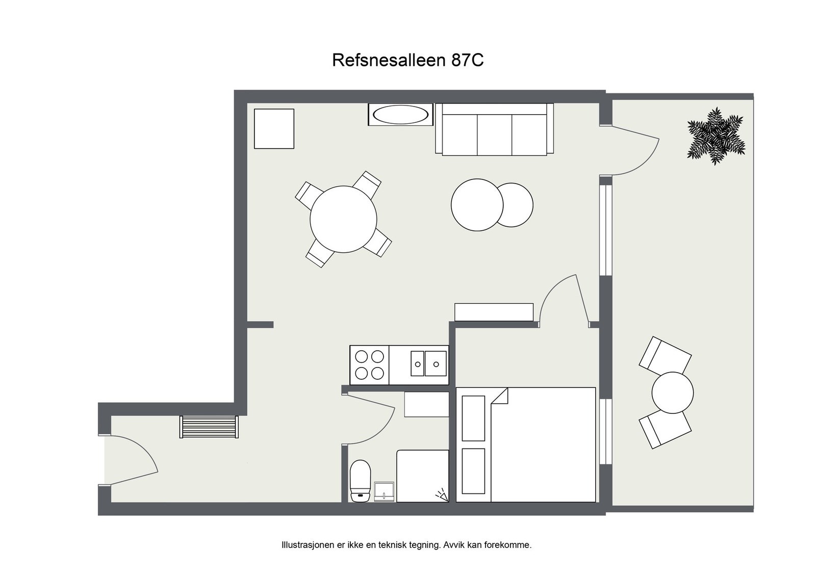 Plantegning. Galleribilde