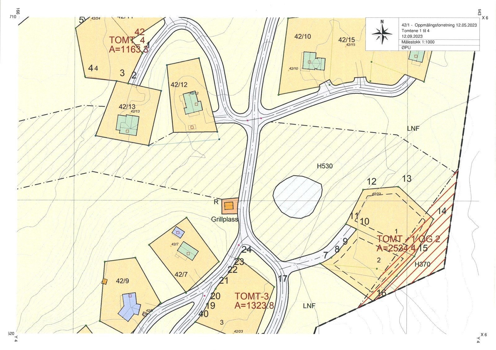 Tomt 1, 2, 3 og 4 Galleribilde