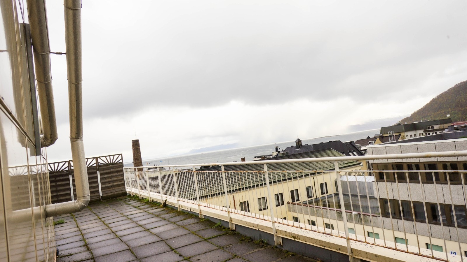 Utsikt fra takterrasse i 5. etasje Galleribilde