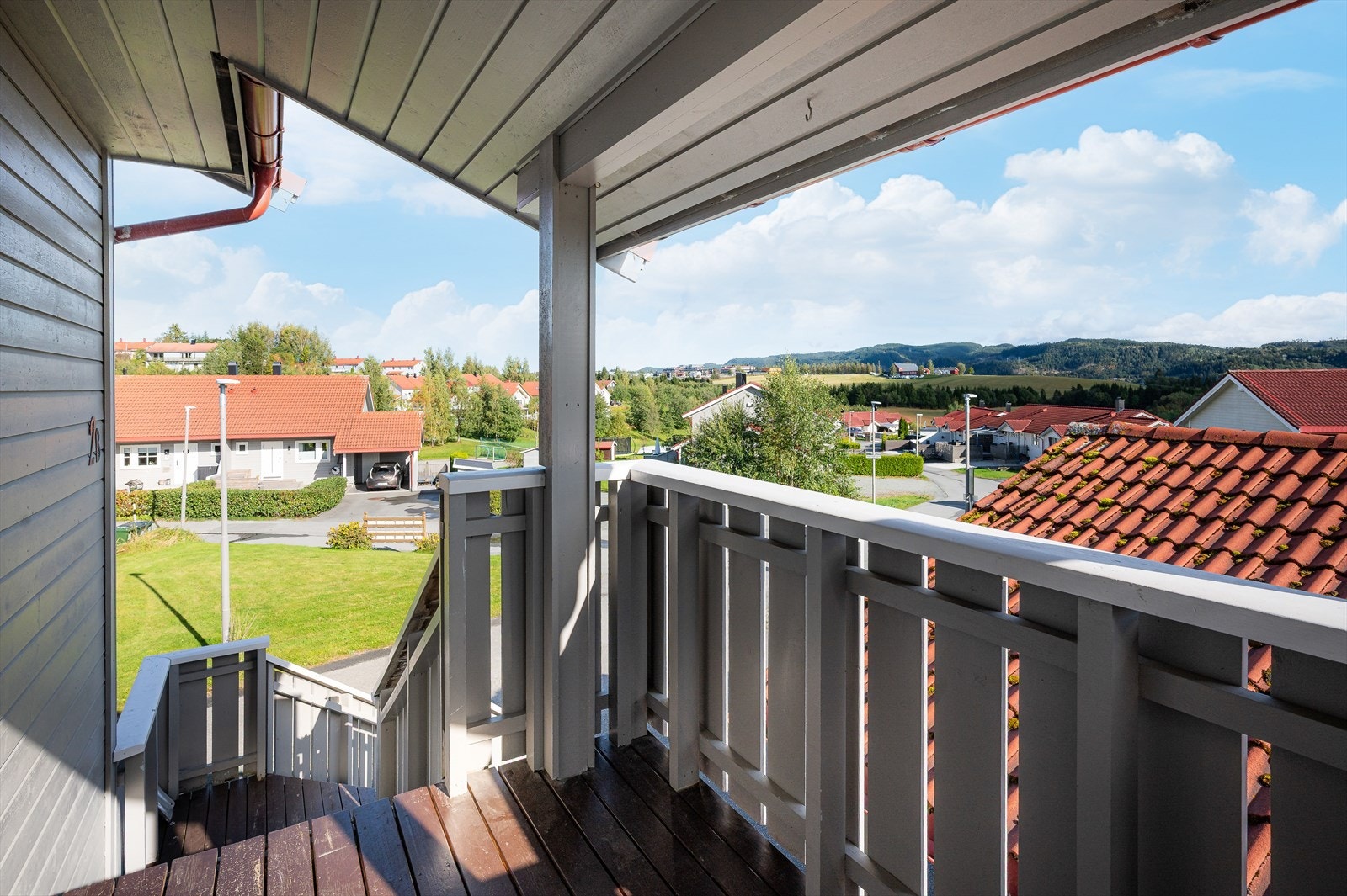 Det takoverbygde inngangspartiet er på 3 kvm. Galleribilde