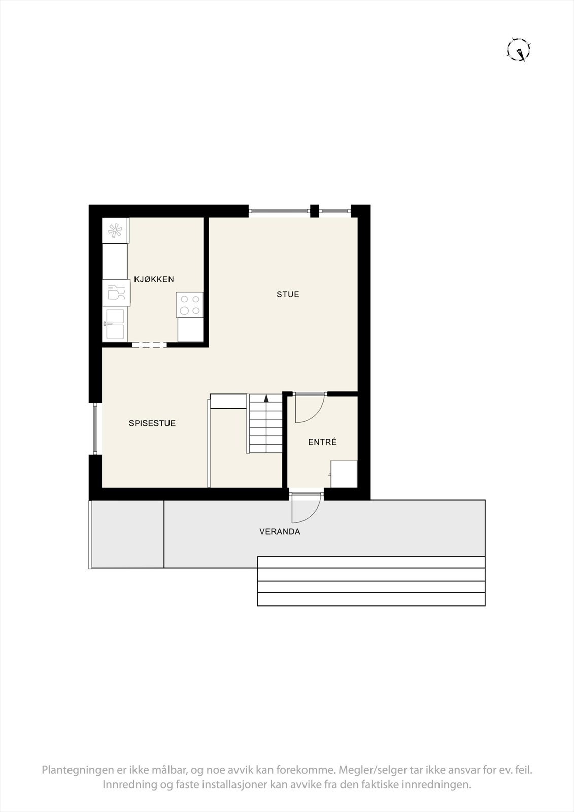 Plantegning 1. etasje. Galleribilde