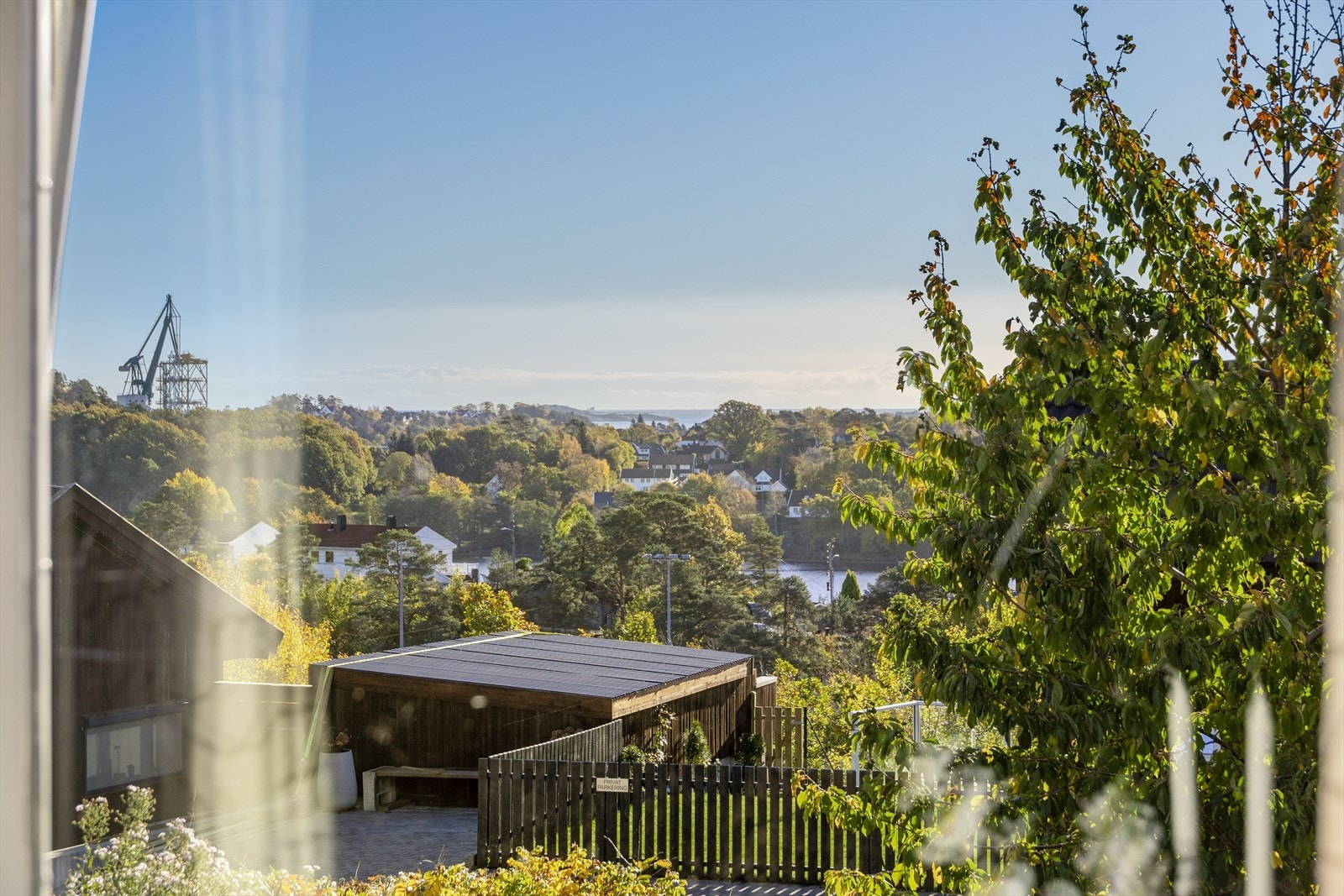 Fin utsikt fra stuen. Galleribilde