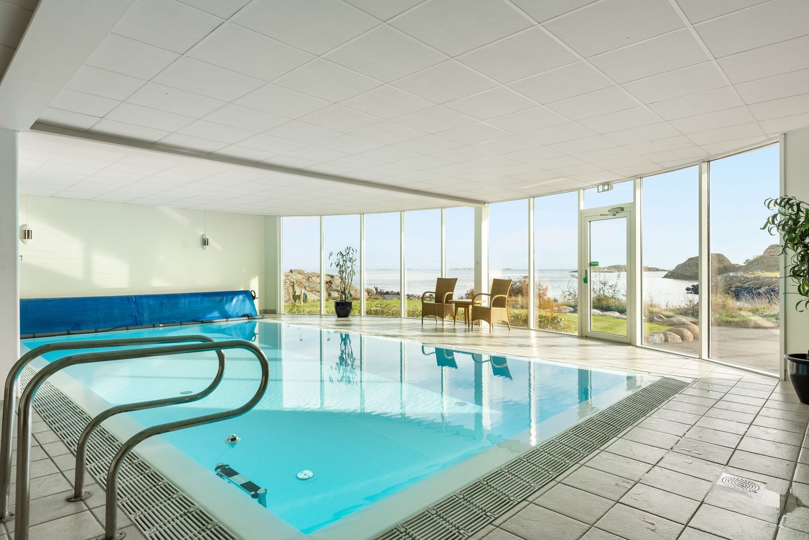 Sameiet har en egen velværeavdeling med innendørs svømmebasseng. Galleribilde