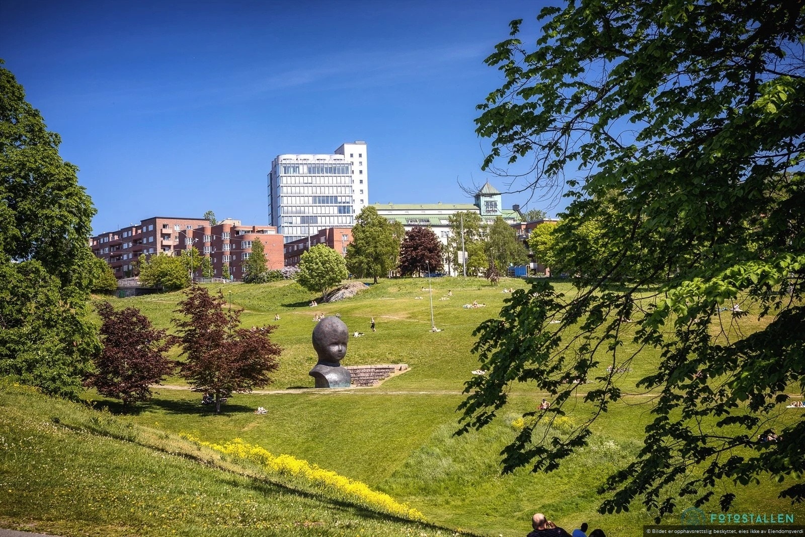 Torshovdalen ligger en liten spasertur unna og byr på flott utsikt over byen. Galleribilde