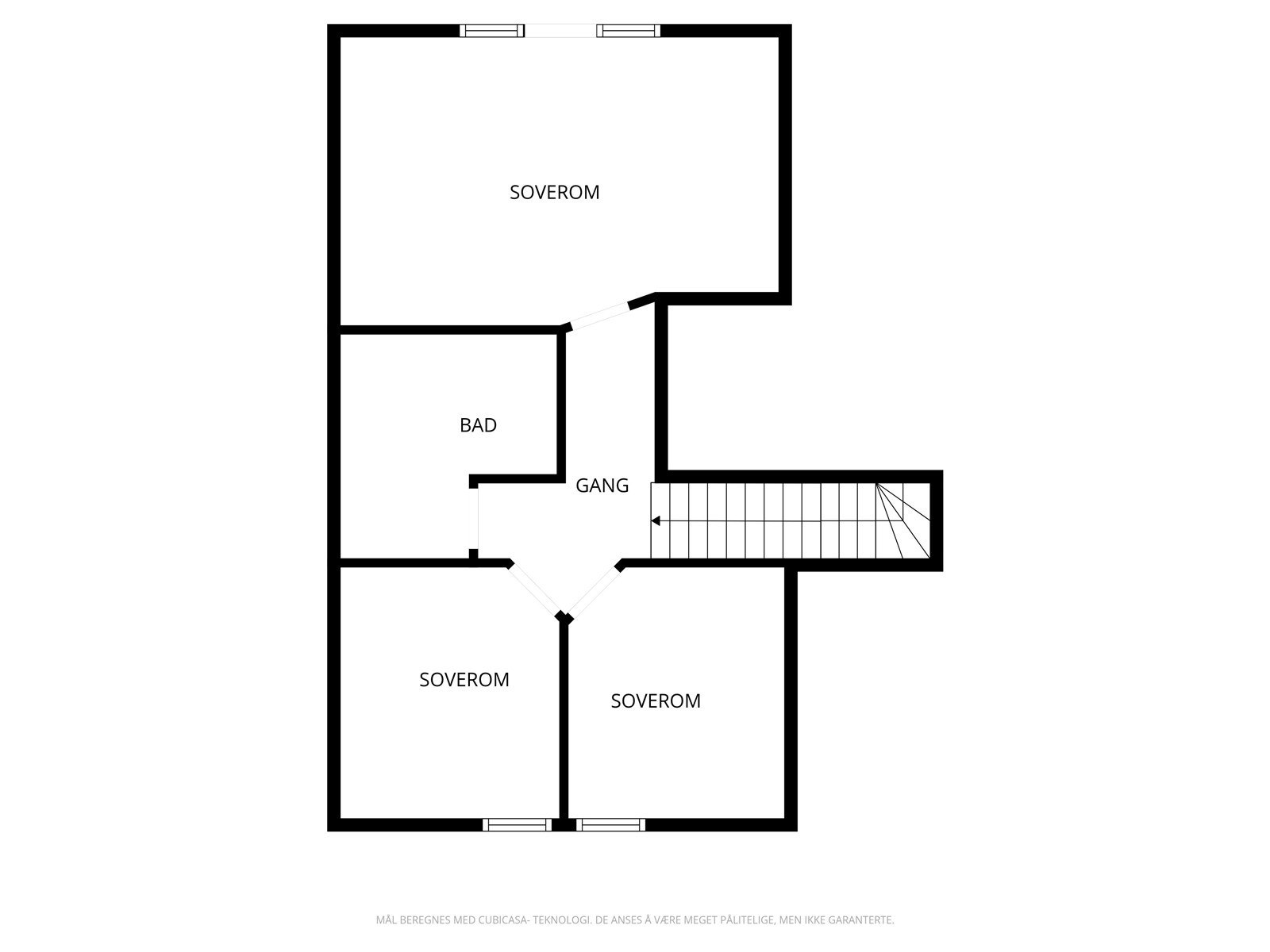 Plantegning 2.etasje Galleribilde