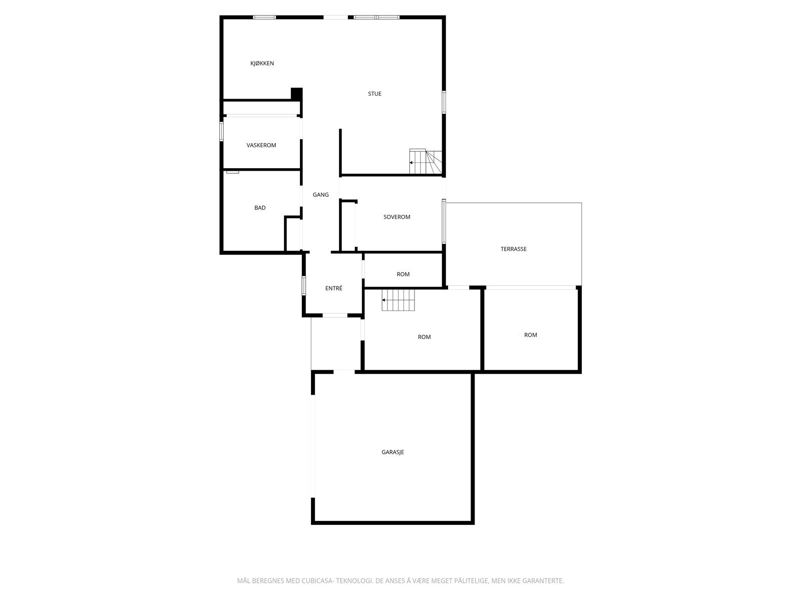 Plantegning 1.etasje. Galleribilde