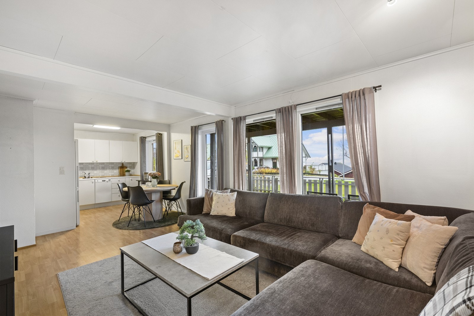 Utleiedel: Leiligheten befinner seg i sokkeletasjen som gir privatliv for begge parter. Galleribilde