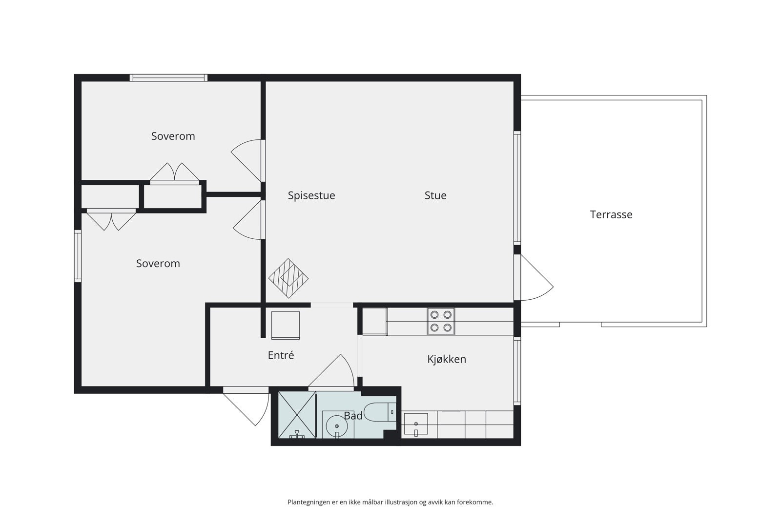 Plantegning Galleribilde