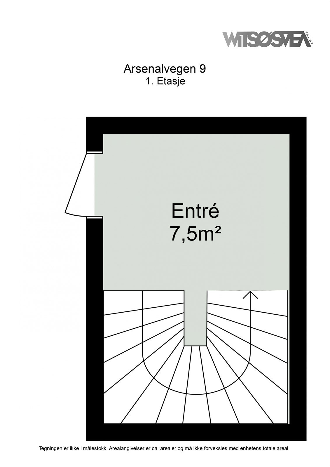 Plantegning entré Galleribilde