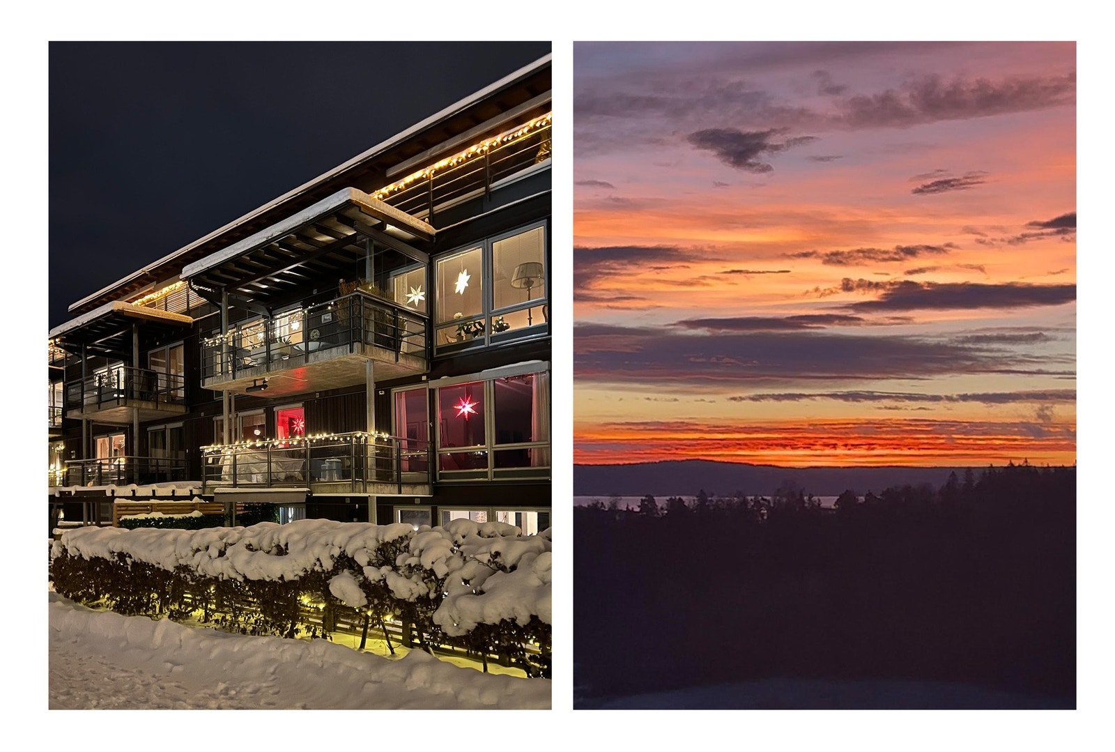 De oppkjørte skiløypene på jordene rundt Åstad gård og Vestmarka gir enkel tilgang til vinteraktiviteter Galleribilde