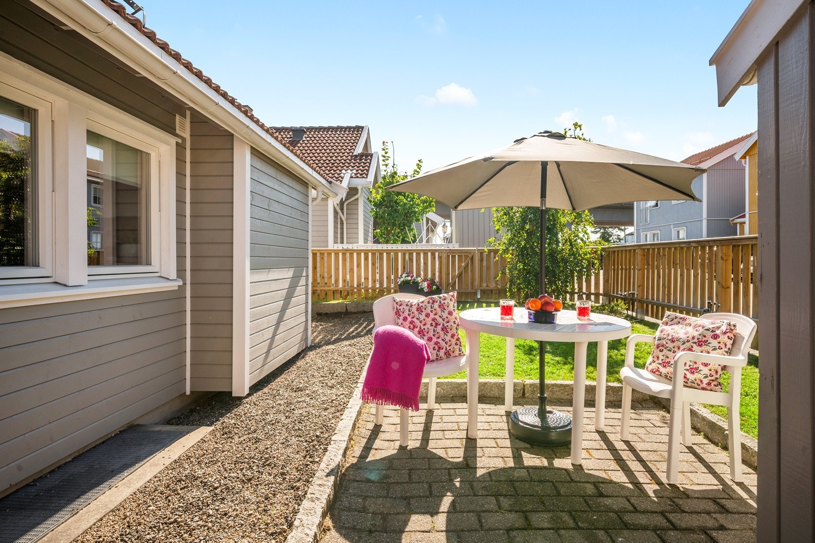 Trivelig og skjermet uteplass! Galleribilde