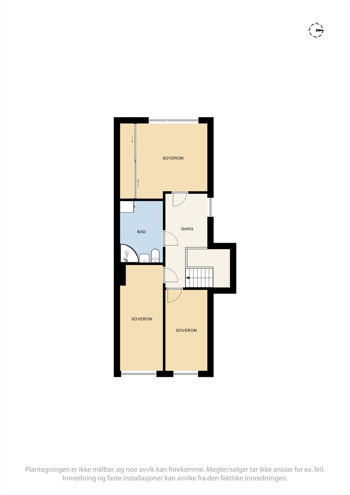 Plantegninger 2. etasje Galleribilde