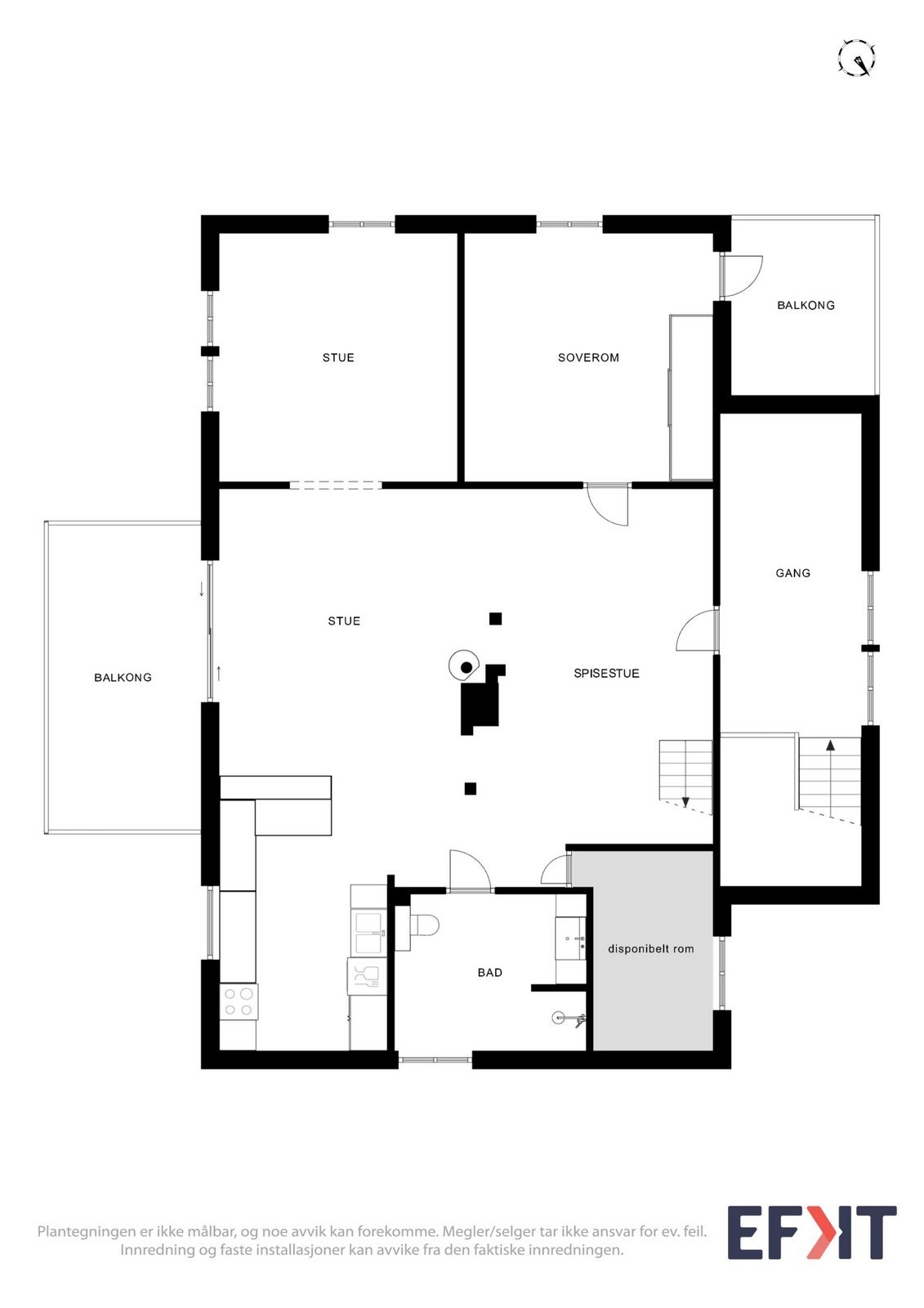 Plantegning Galleribilde