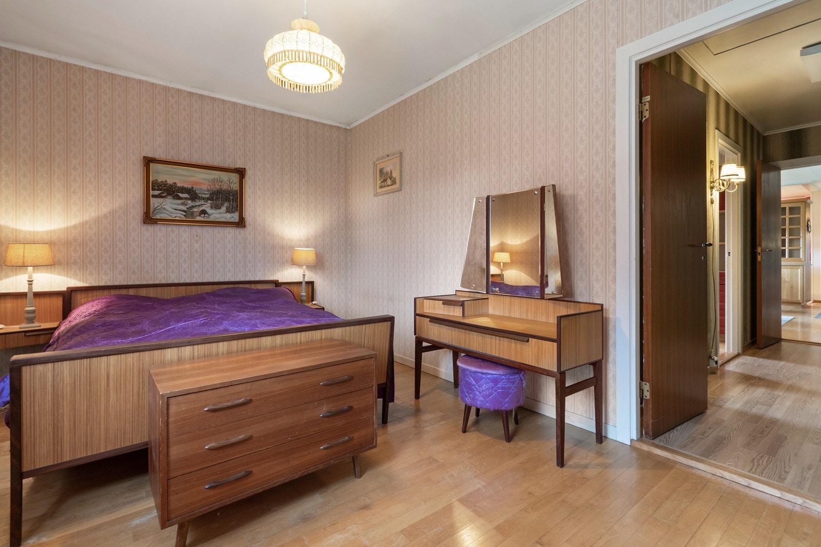 Flere soverom gir mulighet til å ha gjesterom, barnerom eller kontor/hobbyrom. Galleribilde