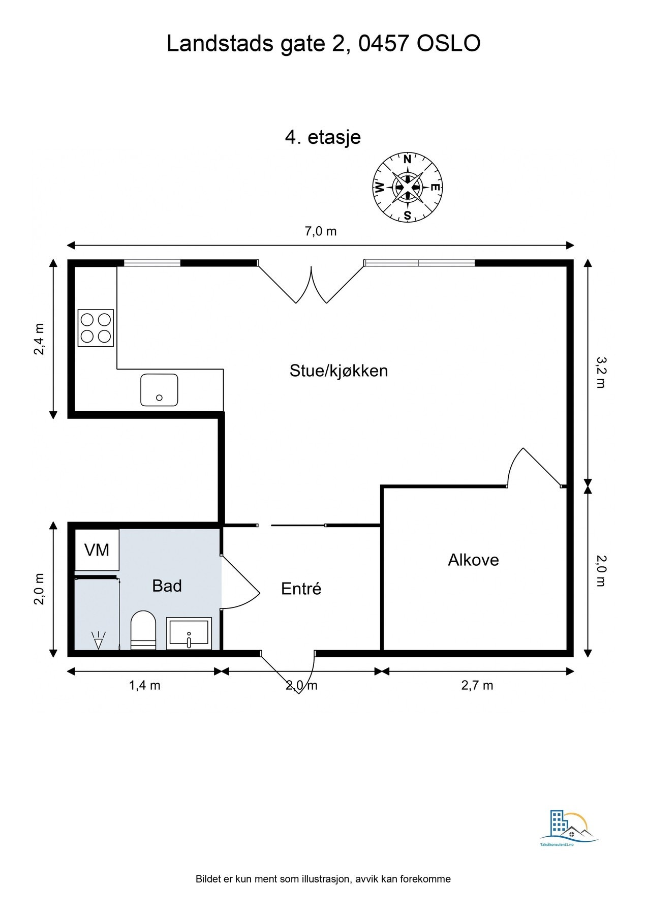 - Plantegning. Leiligheten disponerer en romslig kjellerbod på ca. 6,3kvm - Galleribilde