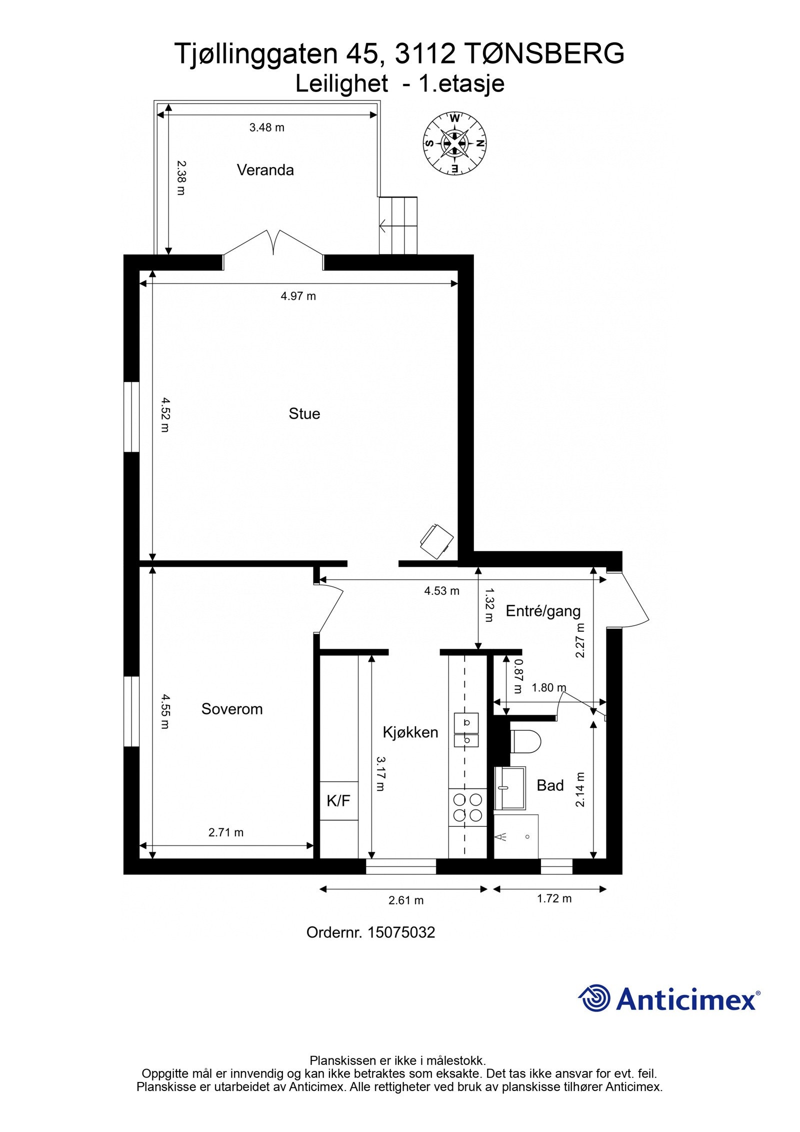 Plantegning Galleribilde
