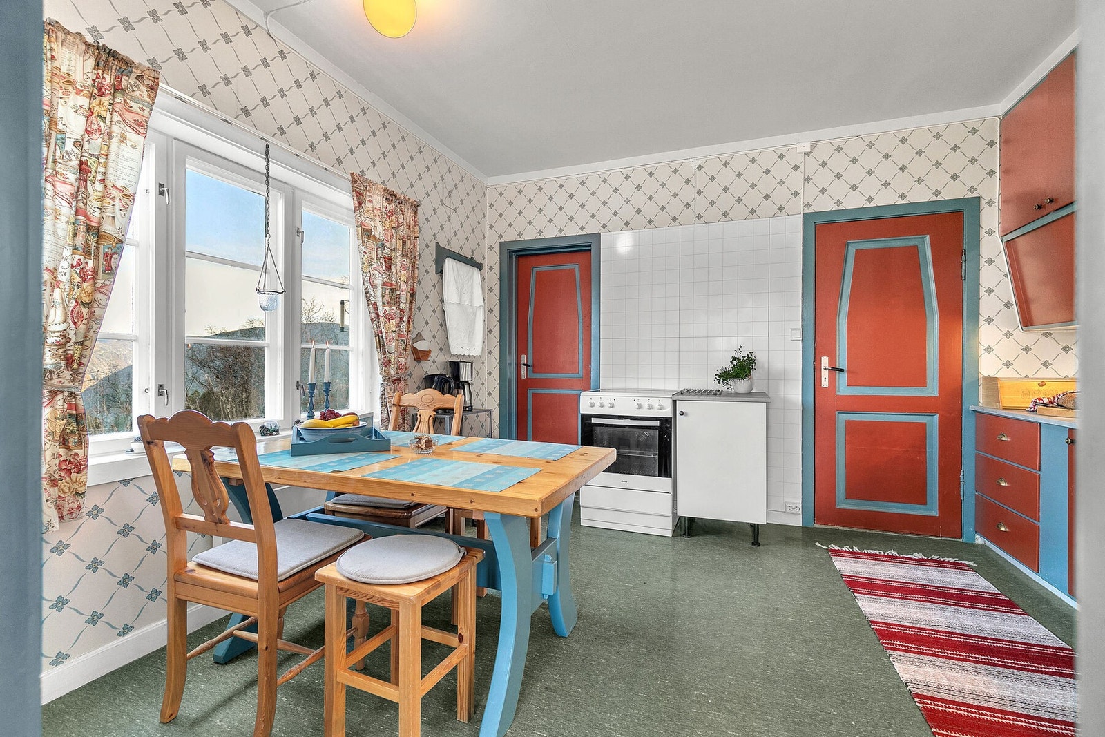 Kjøkken med flott utsikt Galleribilde