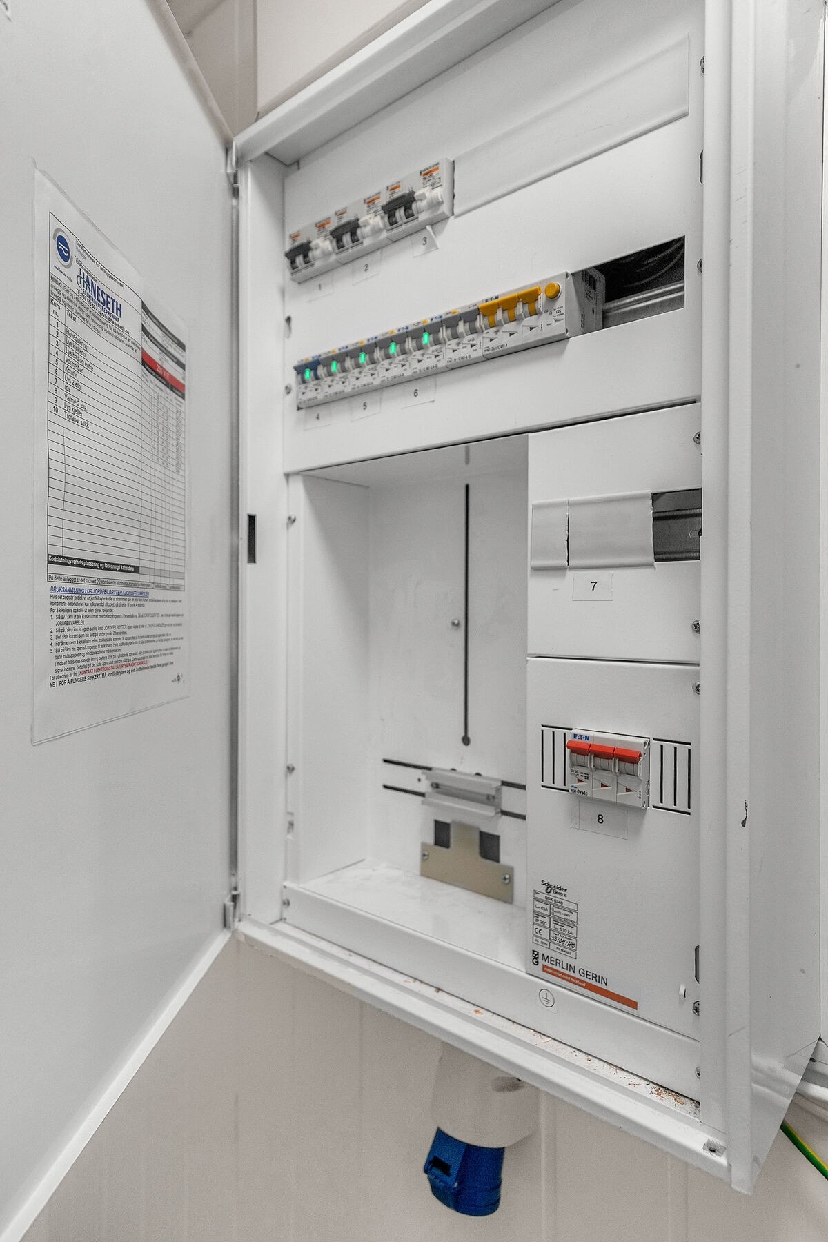 Sikringsskap i bod Galleribilde